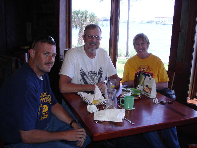 Tim, Judy & I at lunch